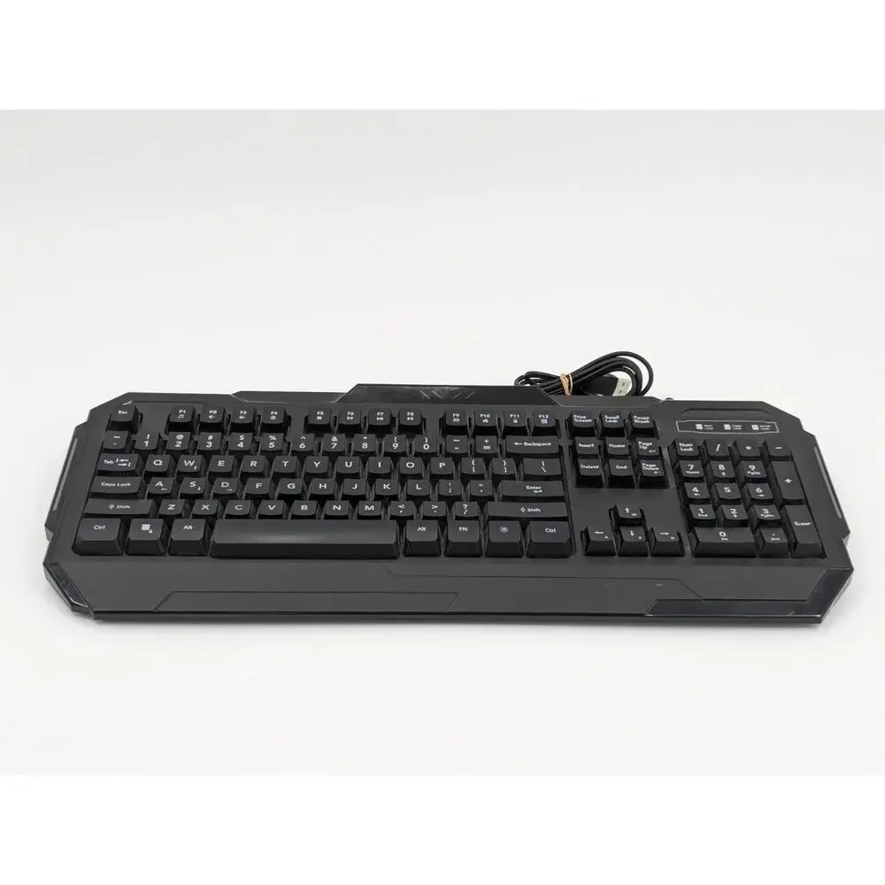 BUGHA RGB Class 1 LED USB A Wired Gaming Computer Keyboard for PC